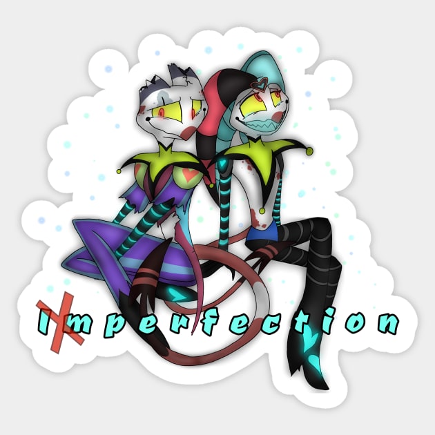 Imperfection Sticker by Thehazbeansky1